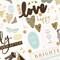 A Perfect Match Cardstock Stickers 6"X12" 109/Pkg-Icons, Gold Foil